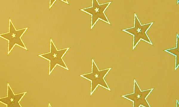 Holokarton Sterne gold 35 x 50 cm 5 Bogen