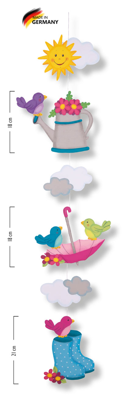 Kreativpaket Buntes Vogeltreiben