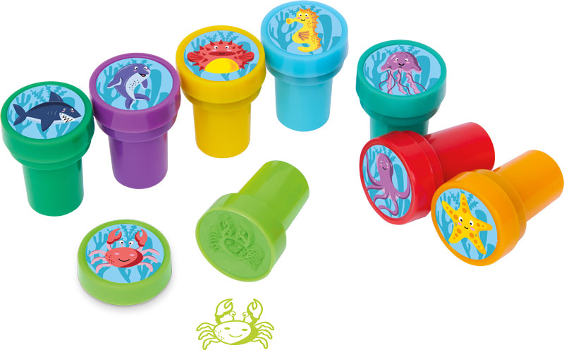 Stempel Meeretiere sortiert