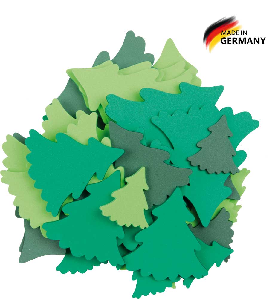 Tannenbäume 36 Stück sortiert