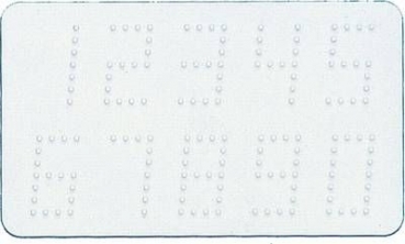 Stiftplatte midi Zahlen