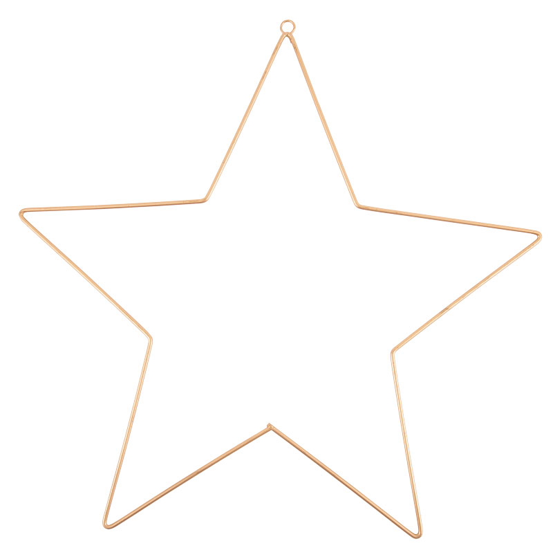 Metallstern gold 35 cm