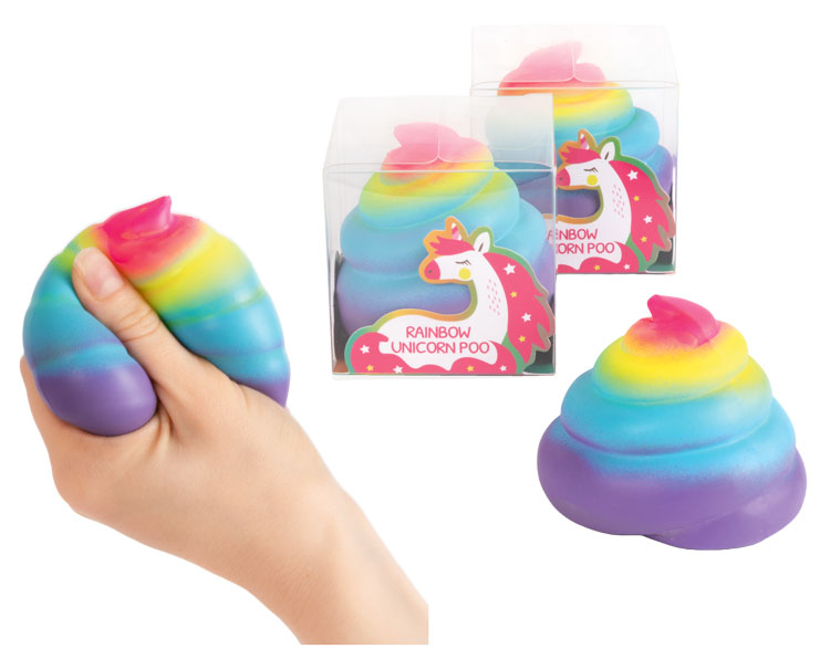 Regenbogen Einhorn Poo