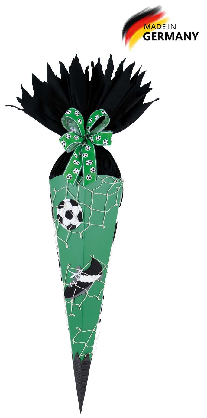 Schultüten Bastelset Fußball grün - Fußball