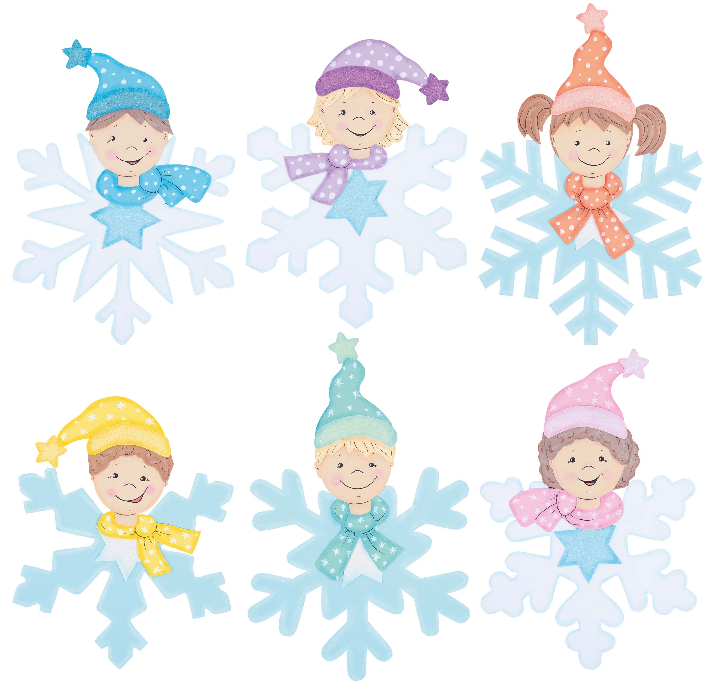 Kreativpaket Schneeflockenkinder