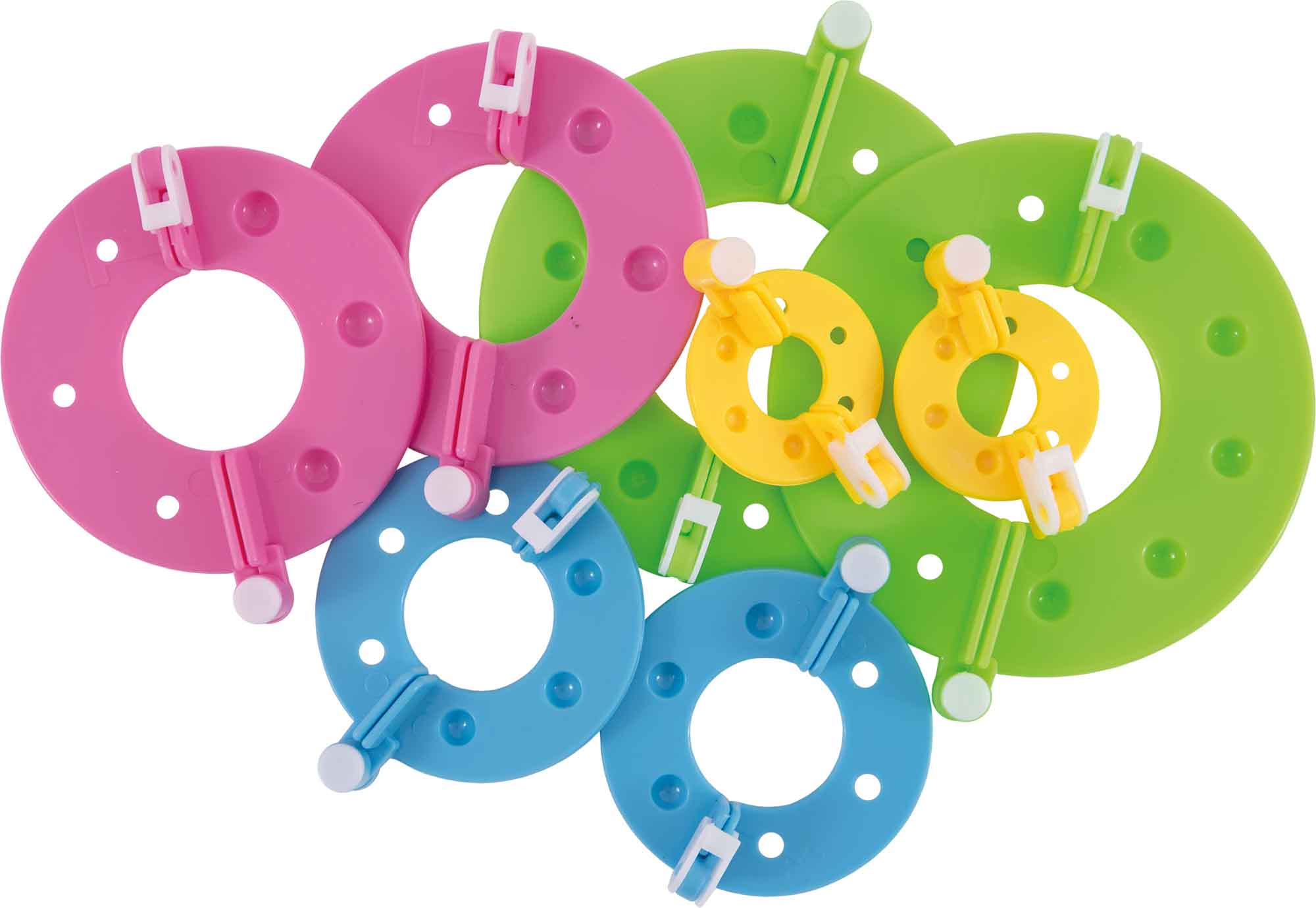 Scheibenset für Pompons 4 Stück