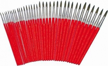 Malpinselset XL, 36 Stück sortiert