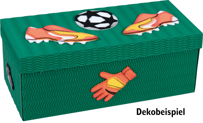 Kreativkarton grün aus 3D Wellpappe