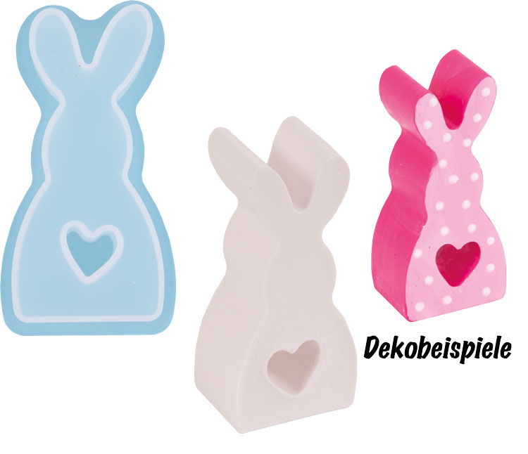 Silikonform Hase klein