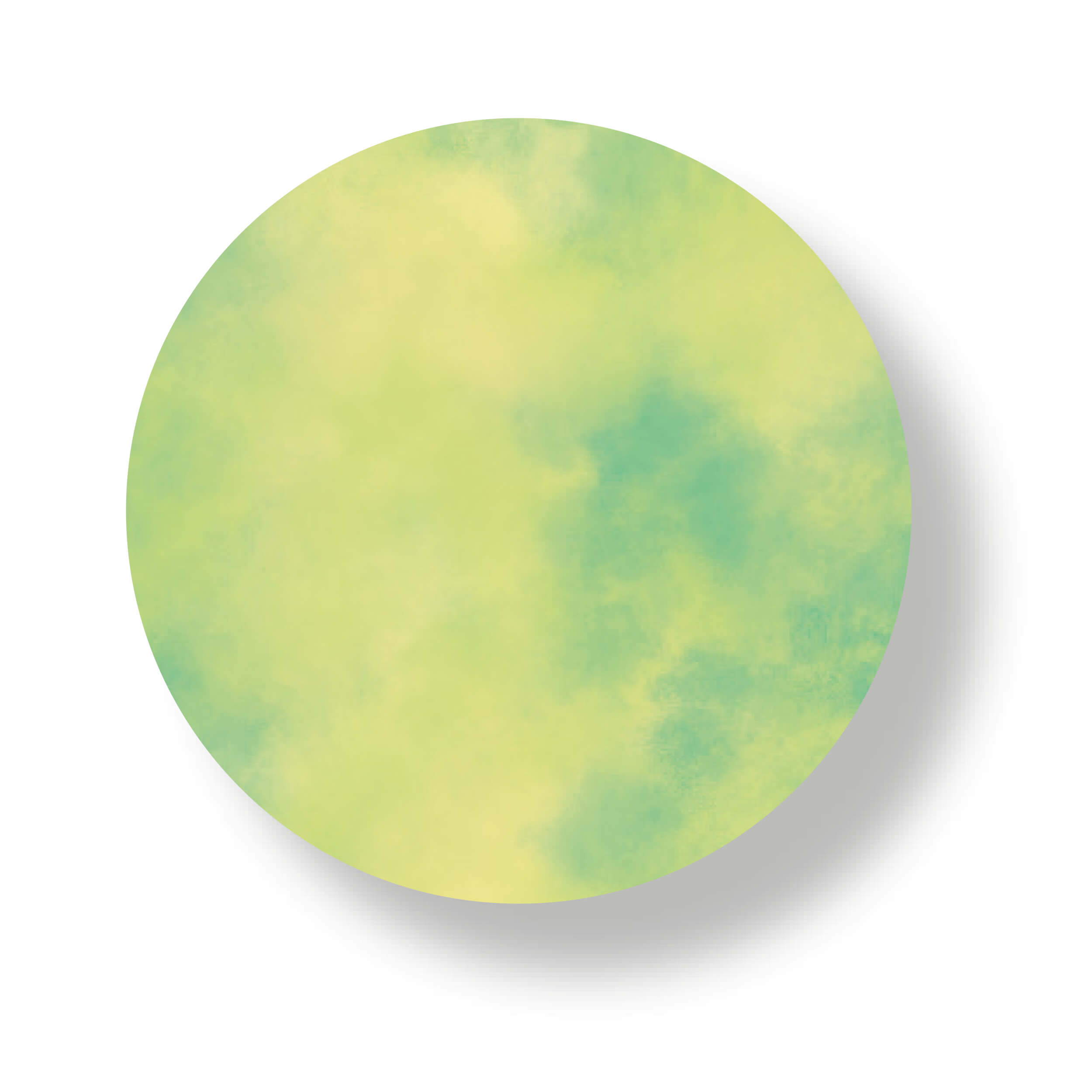 Laternenzuschnitt rund mittel Nebel grün