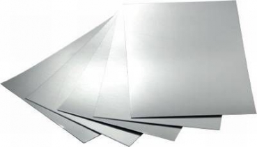 Spiegelkarton silber, 5 Bogen