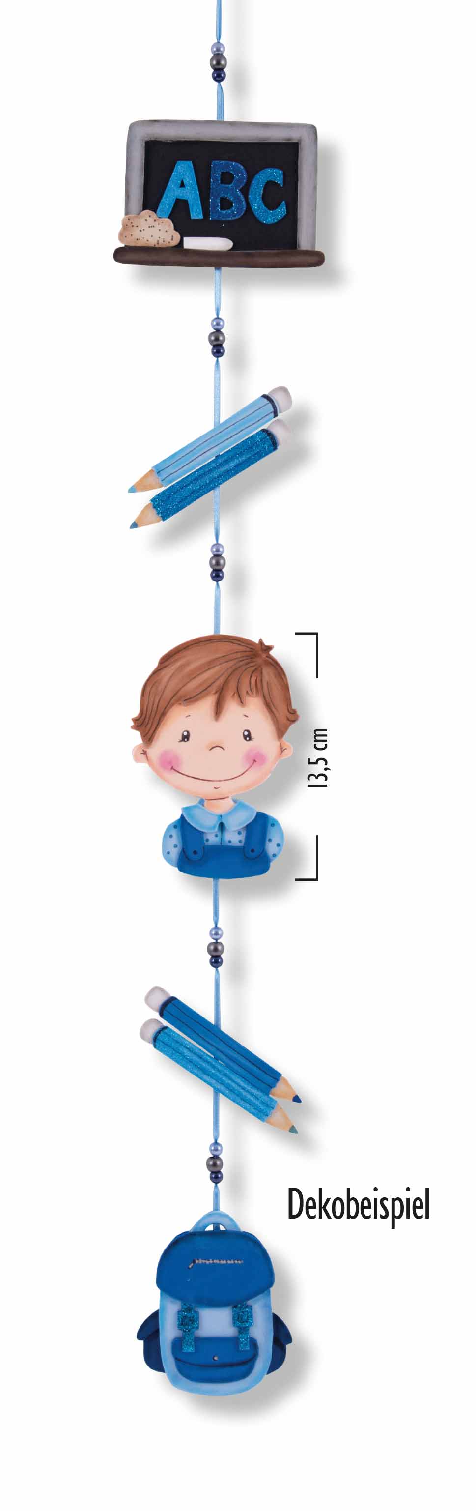 Moosgummisortiment Schuljunge