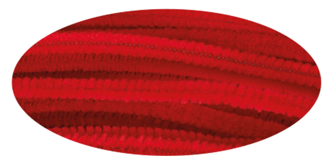 Biegeplüsch rot, 100 Stück