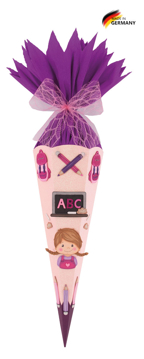 Schultüten Bastelset Lotta - Schulmädchen