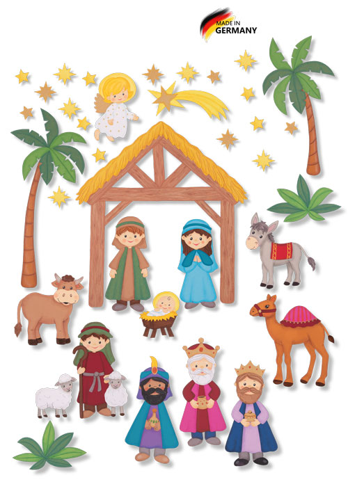 Kreativpaket Weihnachtskrippe
