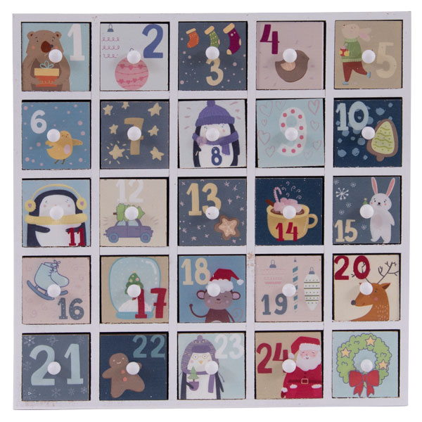 Adventskalender blau