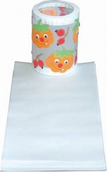 Laternenzuschnitt klein weiß, 25 Bogen