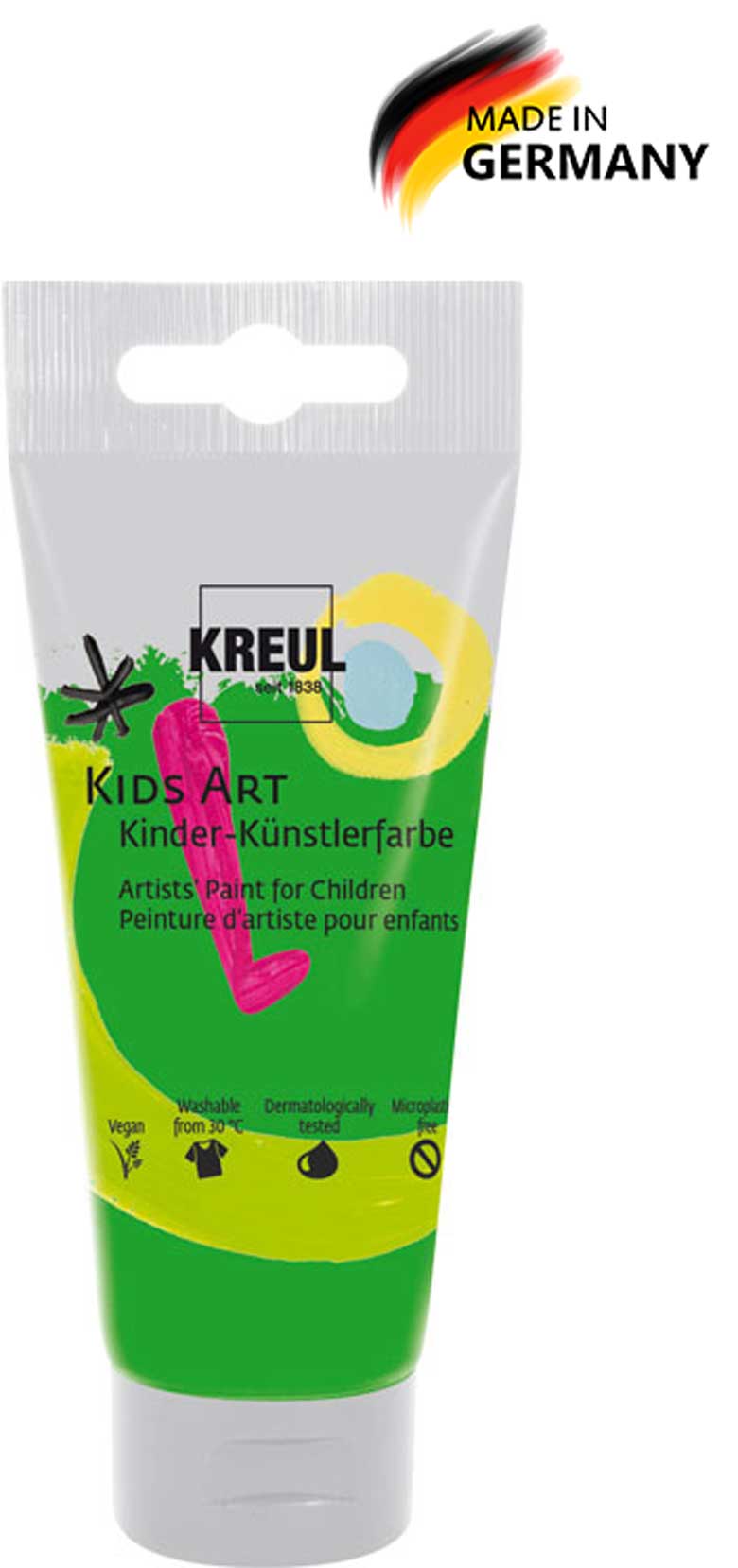 Kids Art Kinder Künstlerfarbe permanentgrün