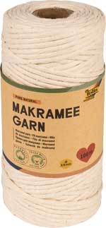 Makrameegarn natur
