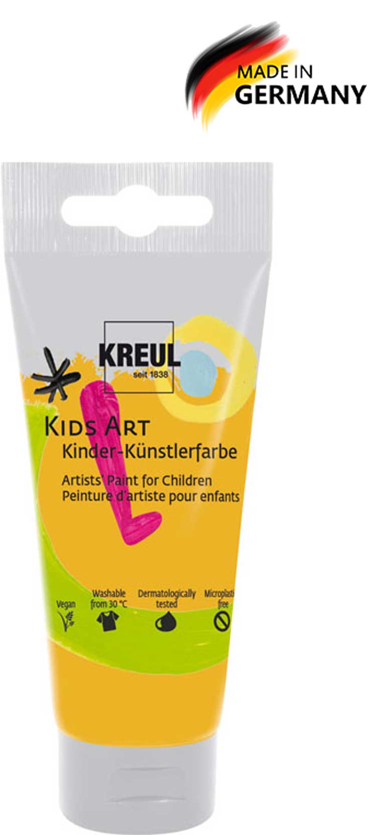 Kids Art Kinder Künstlerfarbe gold