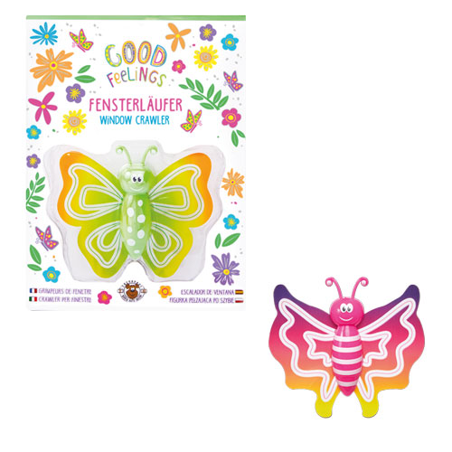 Fensterläufer Schmetterling sortiert