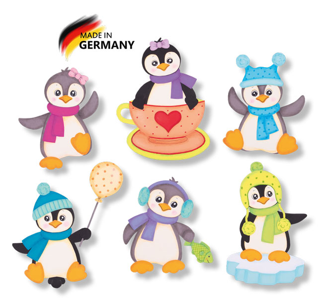 Kreativpaket Spielende Pinguine