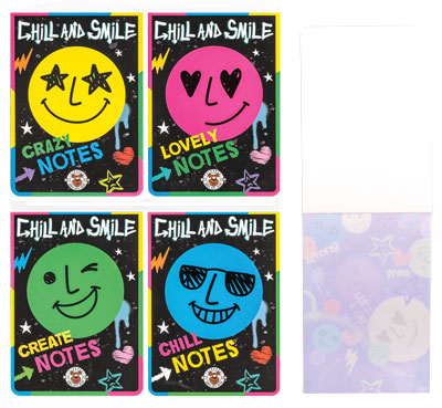 Notizblöckchen sortiert