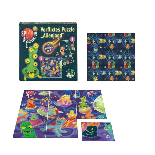 Puzzle Alienjagd
