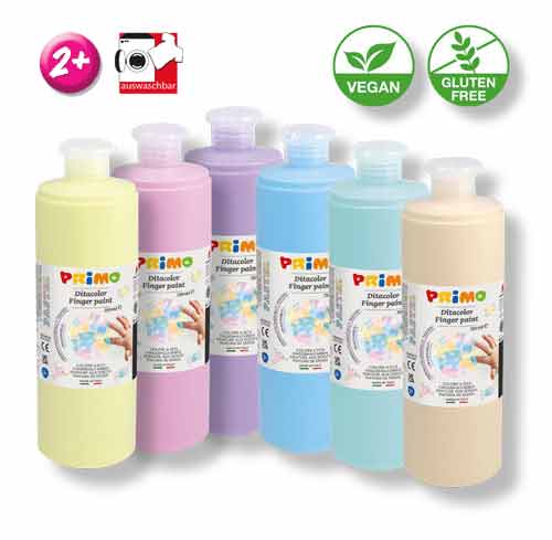 Fingermalfarbenset Primo pastell
