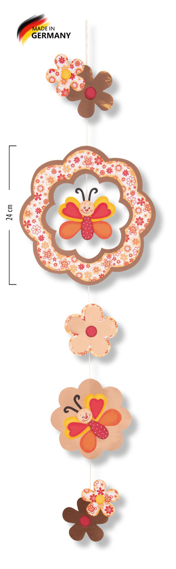 Schimmernde Fensterkette Schmetterling