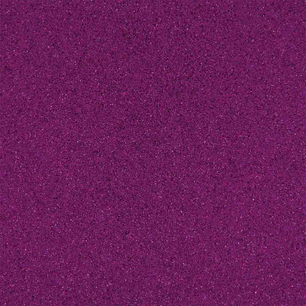 Glittermoosgummi lila, 5 Stück