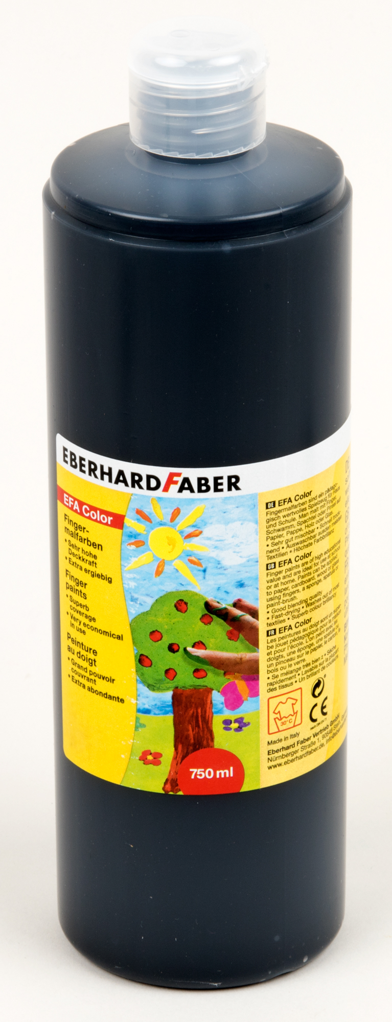 Eberhard Faber Fingermalfarbe schwarz