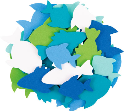 Fische 36 Stück sortiert