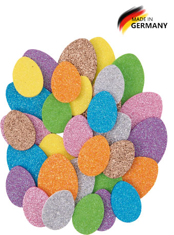 Glittereier Pastelltöne
