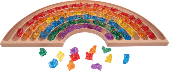 Sortier- & Legebrett Regenbogen