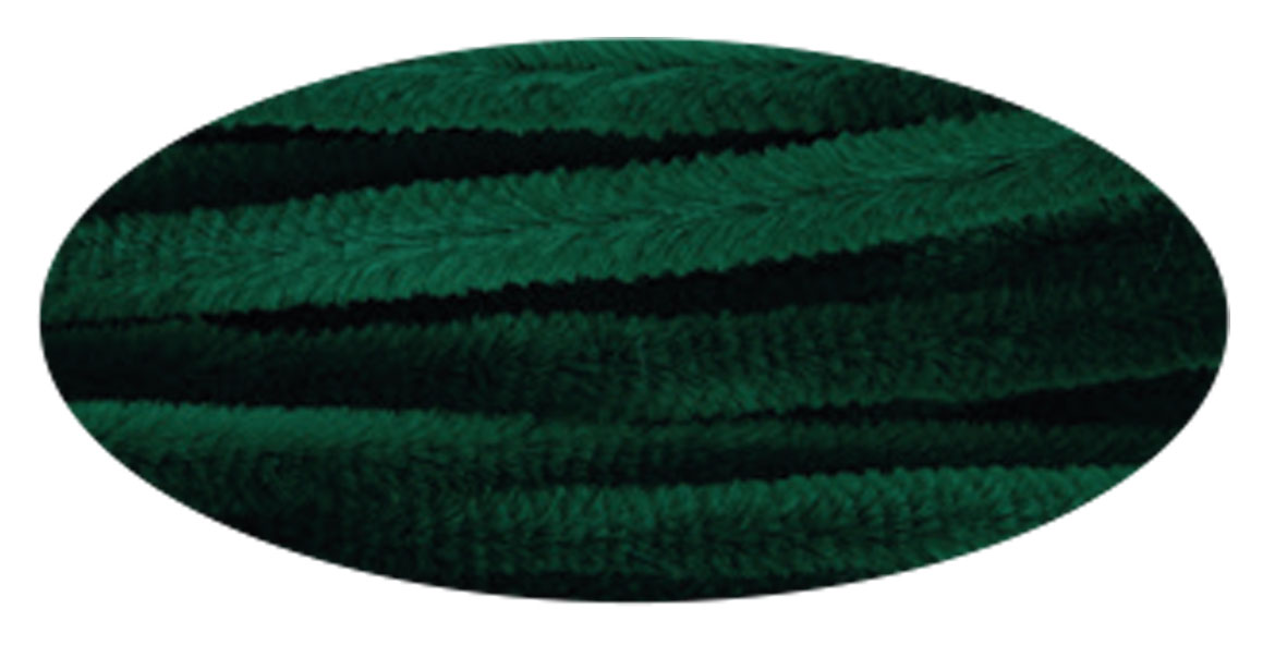 Biegeplüsch tannengrün, 10 Stück