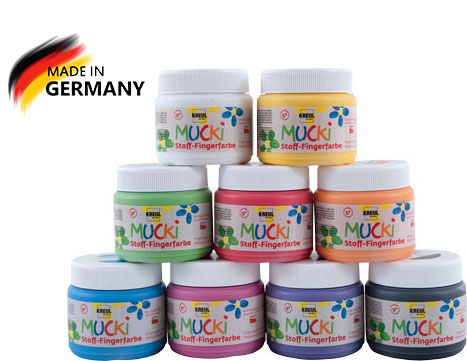 Mucki Textilfingerfarbenset