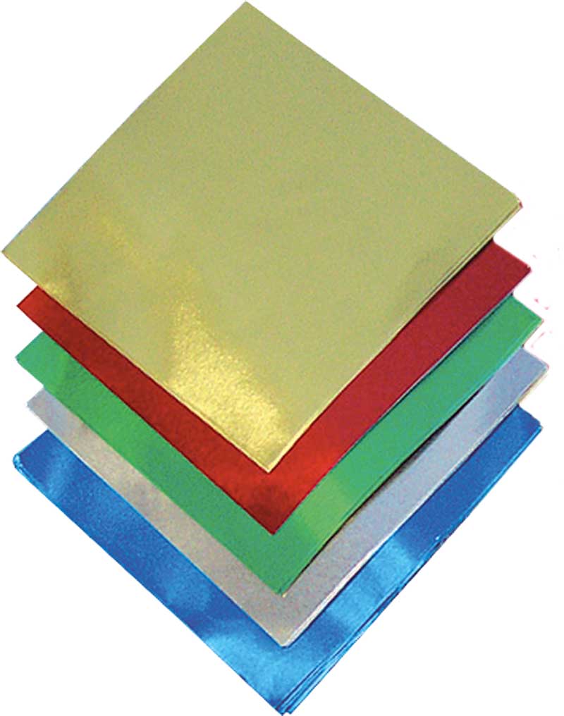 Alu Faltblätter 10x10cm