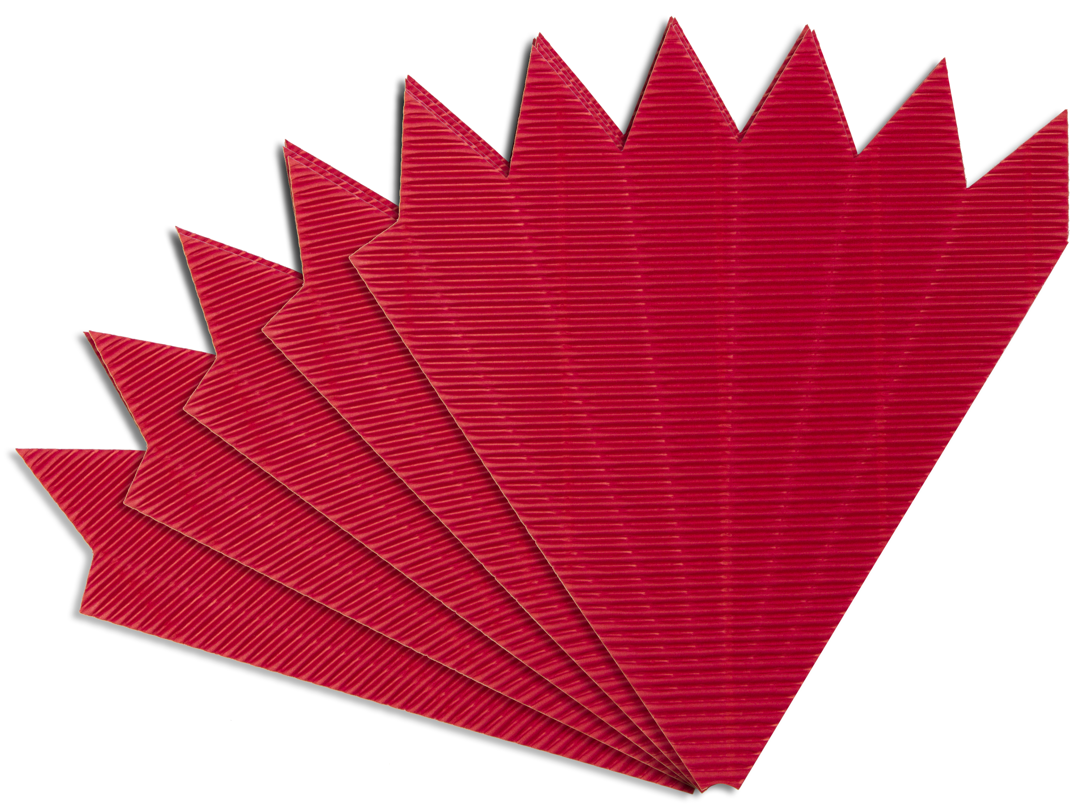 Schultütenspitzen rot, 5 Stück