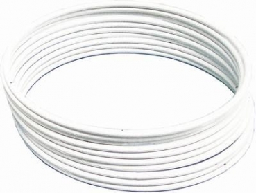 Metallring, 10 Stück, weiß beschichtet