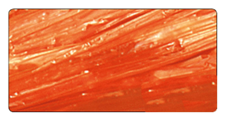 Edelbast glänzend orange, 30 m