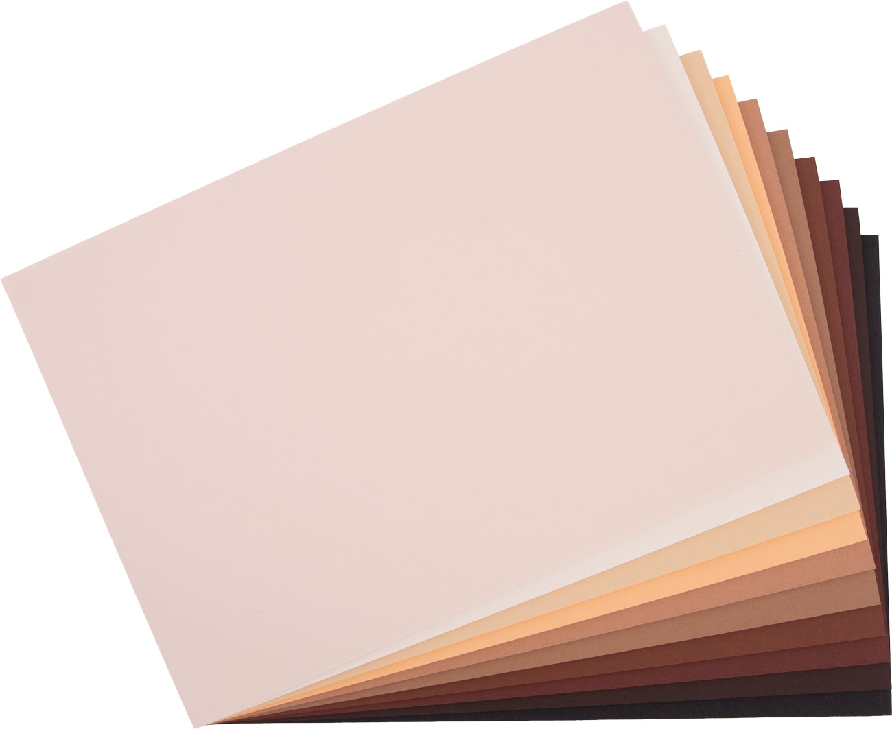 Tonpapiersortiment Hauttöne, 130 g/m²