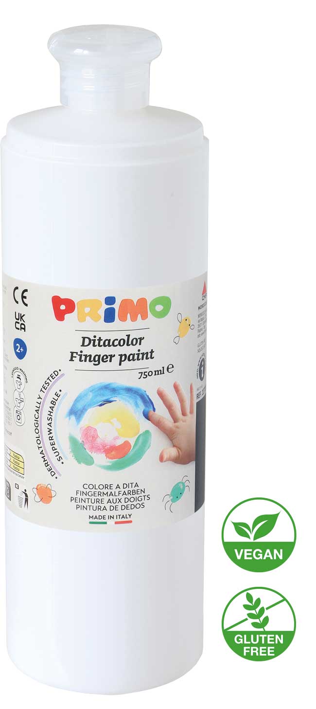 Fingermalfarbe Primo weiß