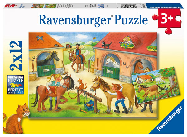 Puzzle Ferien auf dem Reiterhof
