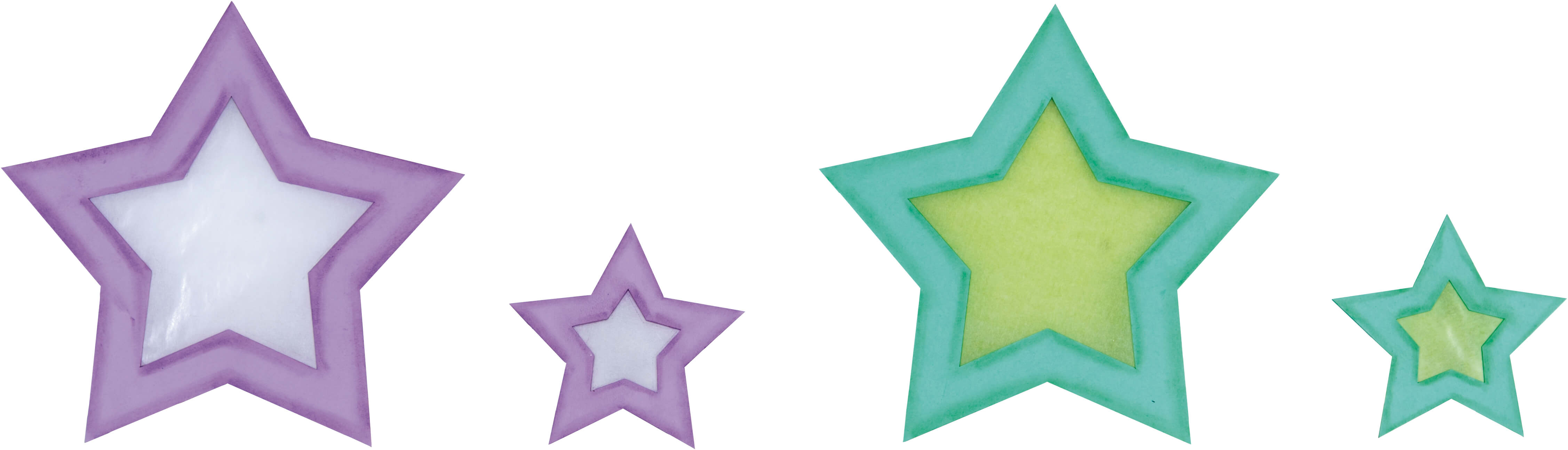 Kreativpaket Pastellige Sterne