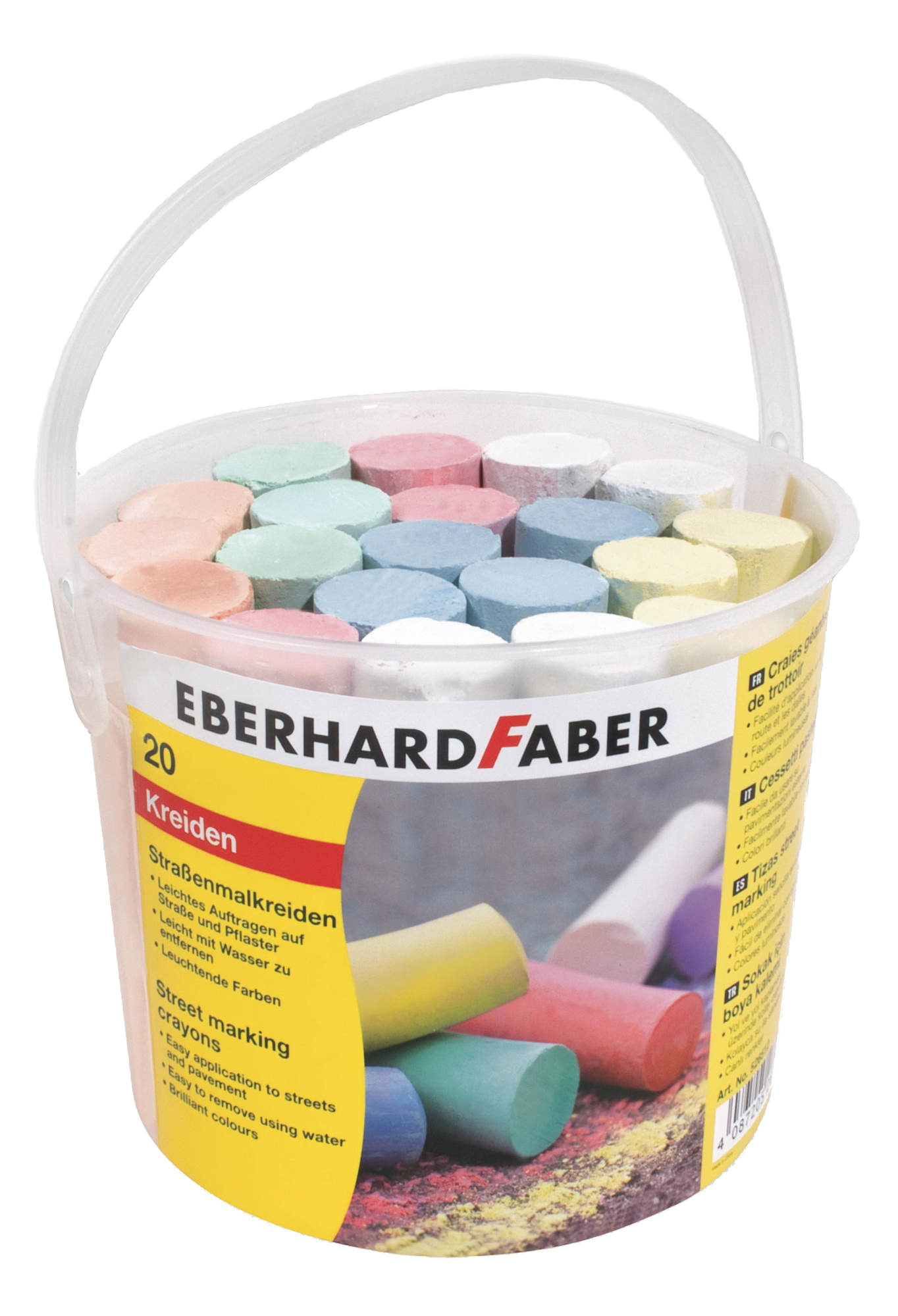 Straßenmalkreide 20 Stück sortiert