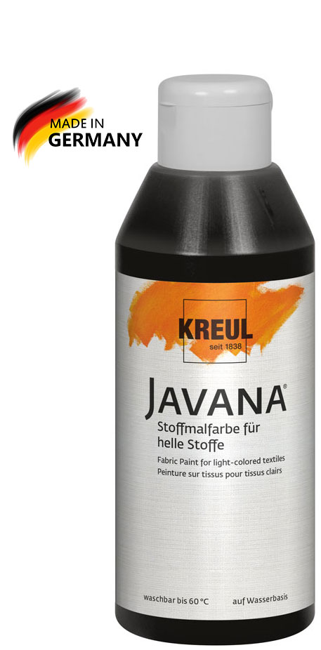 Stoffmalfarbe schwarz, 250 ml