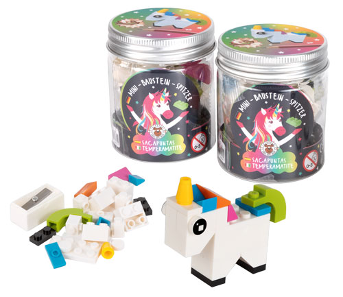 Einhorn Spitzer Mini Bausteineset