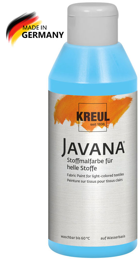 Stoffmalfarbe hellblau, 250 ml