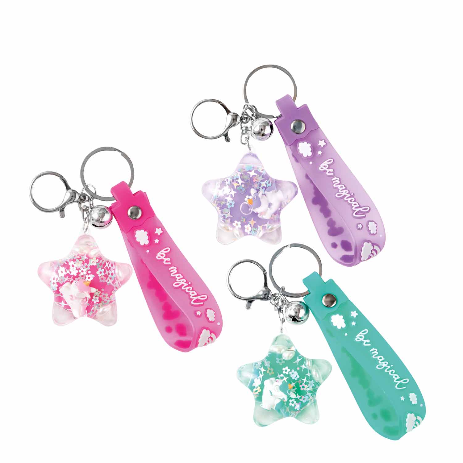 Schlüsselanhänger Magic Einhorn sortiert